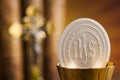 Eucharist, sacrament of communion background Royalty Free Stock Photo