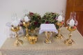 Eucharist, sacrament of holy communion in Thailand Royalty Free Stock Photo