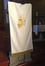 Eucharistic Banner in the Church San Matias, Gran Canaria