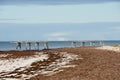 Eucla Jetty Royalty Free Stock Photo