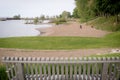 Euclid beach park in Cleveland, Ohio