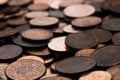 Euro cent coins Royalty Free Stock Photo