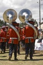 Euphonium players at the World Aids Day Event