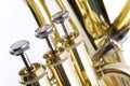 Euphonium valves Royalty Free Stock Photo