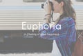 Euphoria Feeling Great Pleasure Happiness Concept Royalty Free Stock Photo