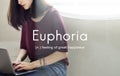 Euphoria Feeling Great Pleasure Happiness Concept Royalty Free Stock Photo