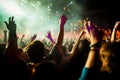 Euphoric Crowd A Symphony of Cheers - generative AI, AI generated