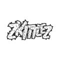 Euphoric lettering zkittlez cannabis smoke monochrome