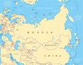 Eurasia political map