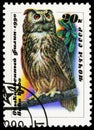 Eurasian Eagle-owl Bubo bubo, Owls serie, circa 1990