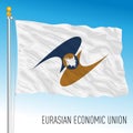 Eurasian Economic Union flag, international economic organisation