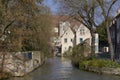 Eure river at Chartres in France Royalty Free Stock Photo