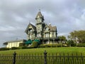 The Carson Mansion, a large Victorian house located in Old Town, Eureka, California. Royalty Free Stock Photo