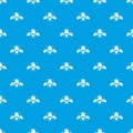 Eureka idea pattern vector seamless blue