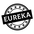 EUREKA stamp on white Royalty Free Stock Photo