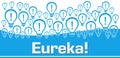 Eureka Blue Background Bulbs On Top