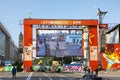 EURO 2012 Fan Zone in Kyiv Royalty Free Stock Photo