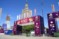 Euro 2012 fanzone Royalty Free Stock Photo