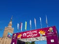 Euro 2012 Fanzone in Warsaw, Poland Royalty Free Stock Photo