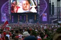 Euro 2012 fun zone in Warsaw