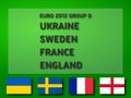 Euro 2012 Group D Royalty Free Stock Photo