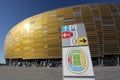 Euro 2012 new stadium in Gdansk, Poland Royalty Free Stock Photo
