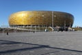 Euro 2012 new stadium in Gdansk, Poland Royalty Free Stock Photo