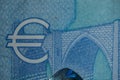 Euro bank note Royalty Free Stock Photo