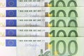 Euro banknote. euro currency bills.saving and making money concept.euro is the common currency for 19 countries in the eurozone