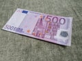 500 euro banknote European Union currency Royalty Free Stock Photo