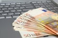 Euro banknotes Royalty Free Stock Photo