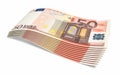 50 Euro banknotes Royalty Free Stock Photo