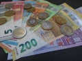 Euro banknotes European Union currency