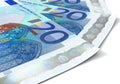 Euro banknotes Royalty Free Stock Photo