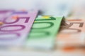 Euro banknotes Royalty Free Stock Photo