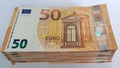 50-euro banknotes together as a means of payment in the European Union