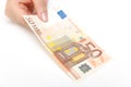 50 Euro Bill Royalty Free Stock Photo