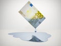 200 Euro bill freshwater