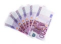 500 euro bills euro banknotes money. European Union Currency Royalty Free Stock Photo