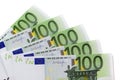 Euro 100 bills Royalty Free Stock Photo