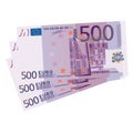 500 Euro bills Royalty Free Stock Photo