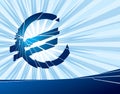 Euro broken Royalty Free Stock Photo