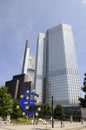 Euro building from Frankfurt, Germany Royalty Free Stock Photo