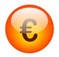 Euro Button Royalty Free Stock Photo