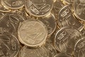 20 Euro cent coins Royalty Free Stock Photo