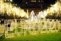 EURO 2020 Christmas lights in Bucharest