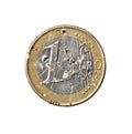 Euro coin Royalty Free Stock Photo