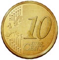 Euro coin Royalty Free Stock Photo