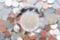 Euro coin Royalty Free Stock Photo