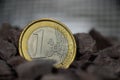 Euro coin metal